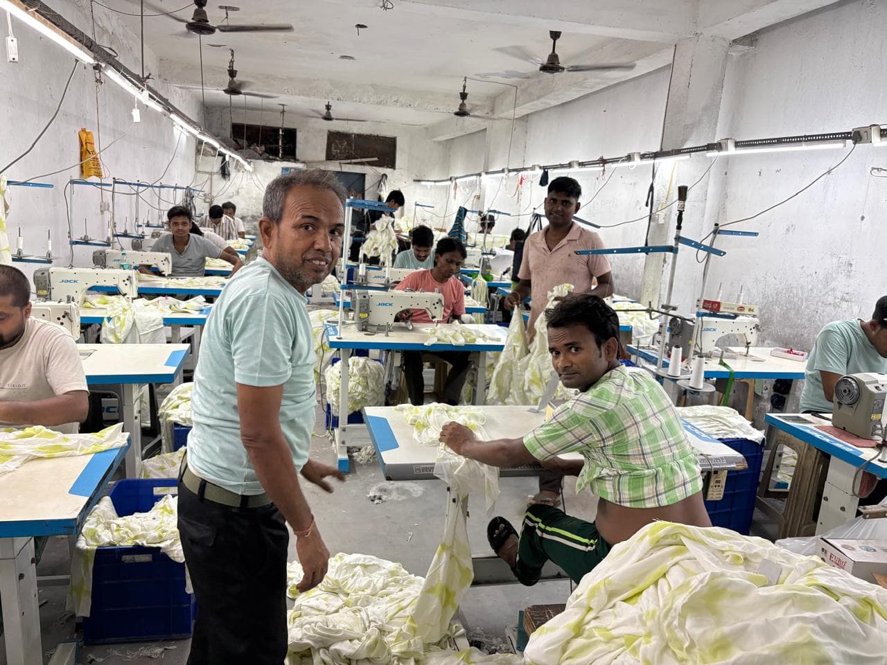 Magic Clothing Circle production floor